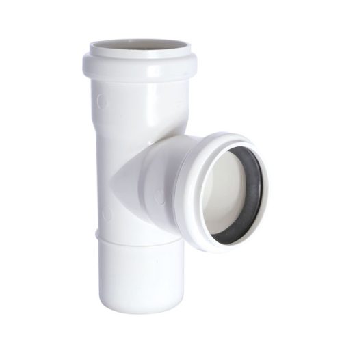 TEE SANITARIO BLANCO - 40 x 40mm