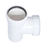 TEE REGISTRO SANITARIO BLANCO - 160mm