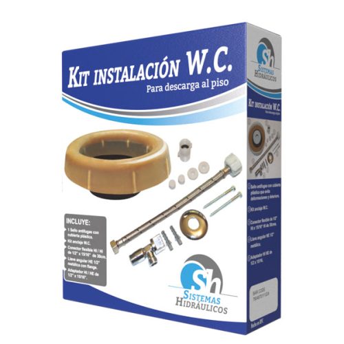 KIT INSTALACIÓN W.C PARA DESCARGA A PISO