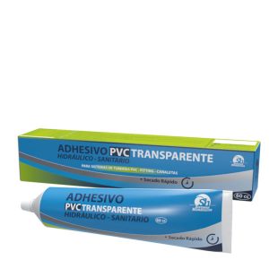 ADHESIVO PVC/SECADO RÁPIDO/TRANSPARENTE - Pomo 60cc