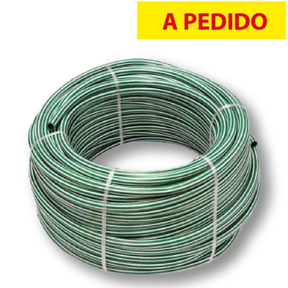 MANGUERAS EXTRA PLUS +  EXTRA BICOLOR -  1" Verde Blanco