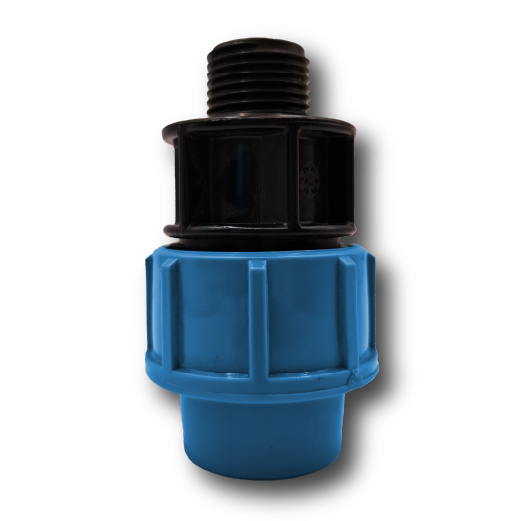 FITTING PP COMPRESION TERMINAL HE PN16