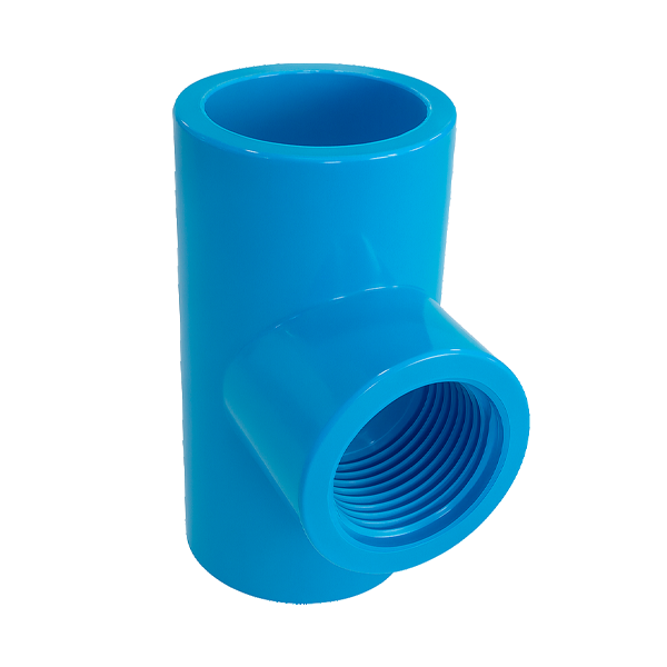 PVC PRE FT TEE HI 63X1/2